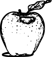 Apple line art