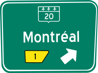 Panneau sortie / traffic sign exit