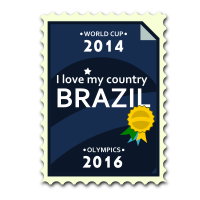 Brazil 2014-2016 Postage Stamp