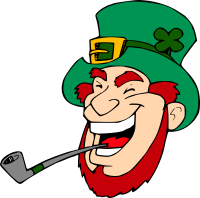 Laughing leprechaun