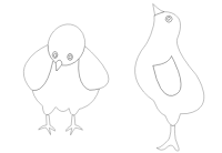 chickens-001-vector-coloring
