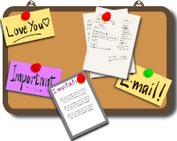 Bulletin board