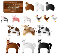 Simple Farm Animals