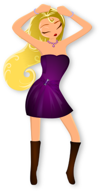 Glamorous Lady Dancing 2