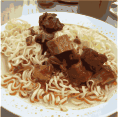  spiced pork cube Instant noodle