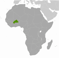 Burkina Faso location