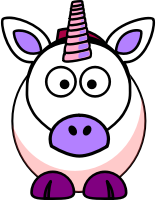 cartoon unicorn