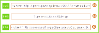 Each clipart has simple share widgets