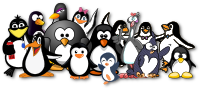 Penguins just love OpenClipart!