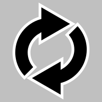 Looping arrows (black)