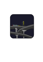 Car on overpass