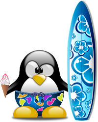 Tux the Surfer