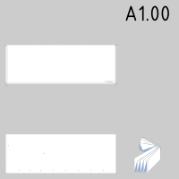 DIN A1.00 technical drawing format and folding