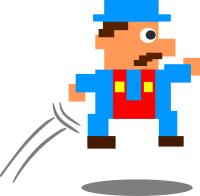 Jumping Pixel Guy