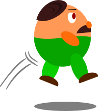 Jumping Green Pants Guy
