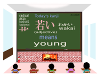today's kanji-146-wakai
