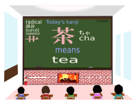 today's kanji 148 cha