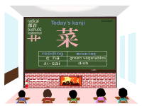 today's kanji 150 sai