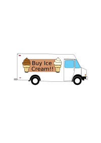 "Buy Ice Cream" truck