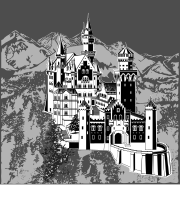 Castle with background