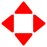 red rounded arrows