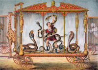 Vintage Circus Snake Handler