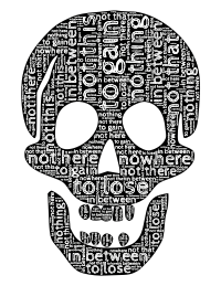 Skull Typography