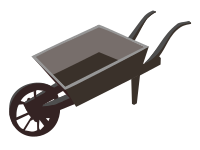 Wheel-barrow-planter