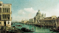 View of the Grand Canal and the Dogana By Bernardo Bellotto
