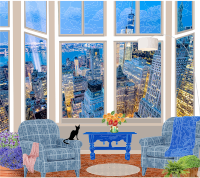 Fictional Apartment In A Skyscraper