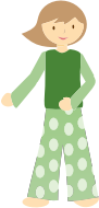 Girl In Pajamas
