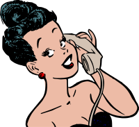 Woman phoning