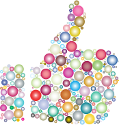 Colorful Thumbs Up Circles 4