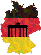Germany Map Flag 3