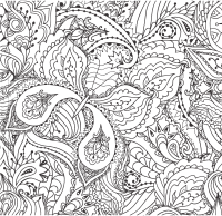 Decorative Floral Butterfly Line Art No Fills