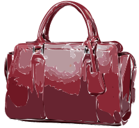 Red Leather Handbag