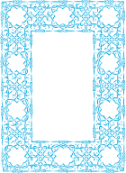 Prismatic Ornate Geometric Frame No Background