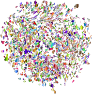 Explosion shrapnel 2000 pieces RGB 2 No Background