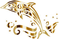 Chromatic Tribal Dolphin 9 No Background