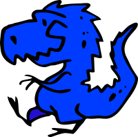 Blue Dinosaur