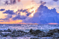 Low Poly Madagascar Sunset