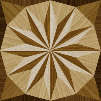 wooden triangle tiling 3