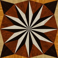wooden triangle tiling 4