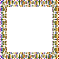 Chromatic Victorian Ornament Expanded 2 No Background