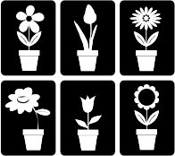 Potted Flowers Icons