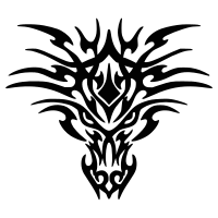 Tribal Dragon Head