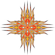 Abstract Flames Design
