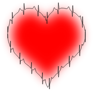 ECG heart (colour)