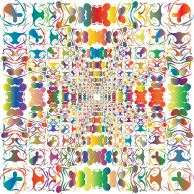 Prismatic Abstract Tribal Style Design 2 No Background