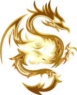 Gold Tribal Dragon 56 No Background